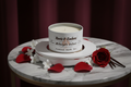 Midnight Velvet 6oz Flameless white tin on candle warmer
